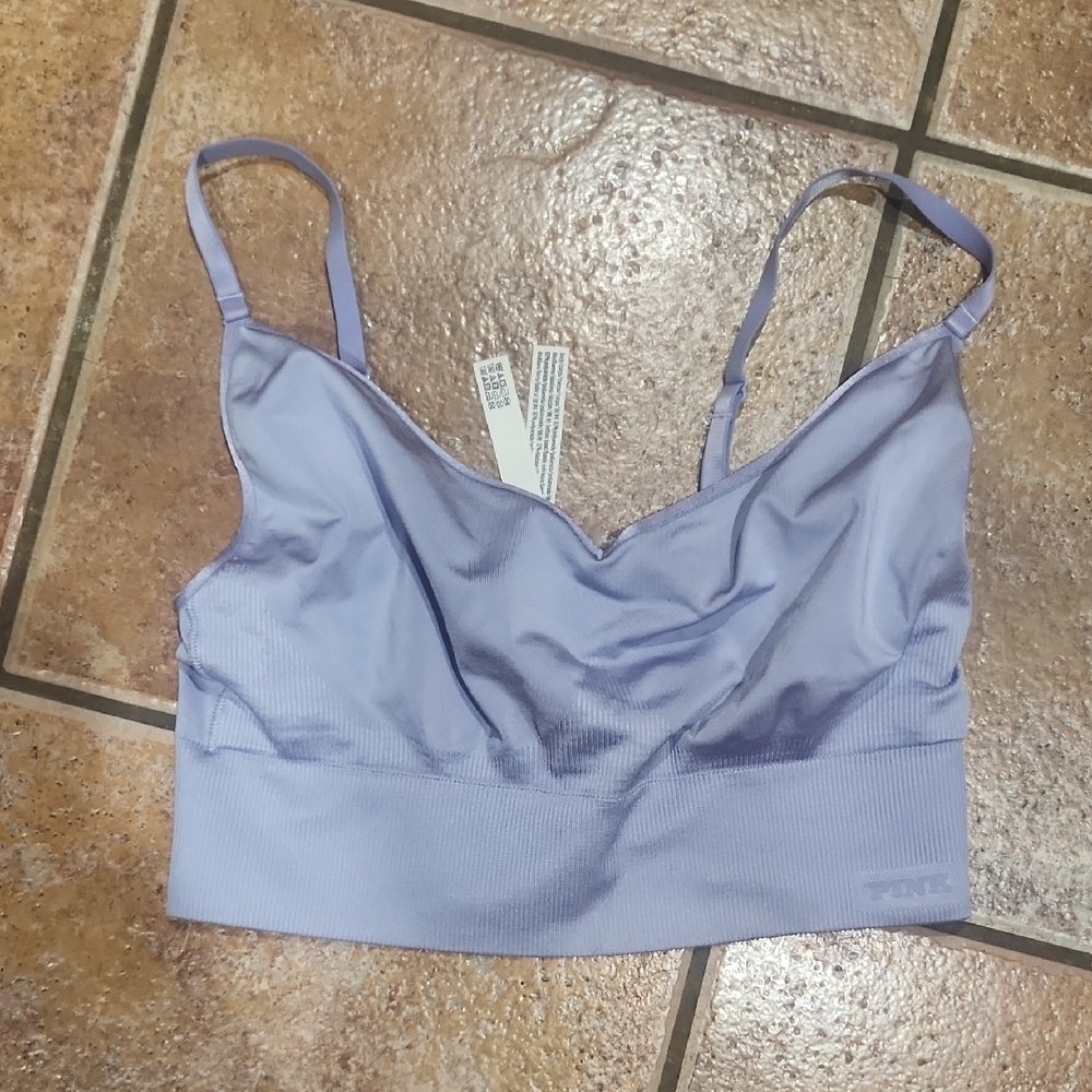PINK Victoria's Secret Light Purple Sports Bra Womens Size Medium DD